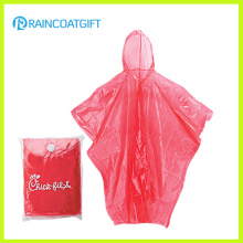 Poncho De Chuva Descartável De Plástico Transparente PE